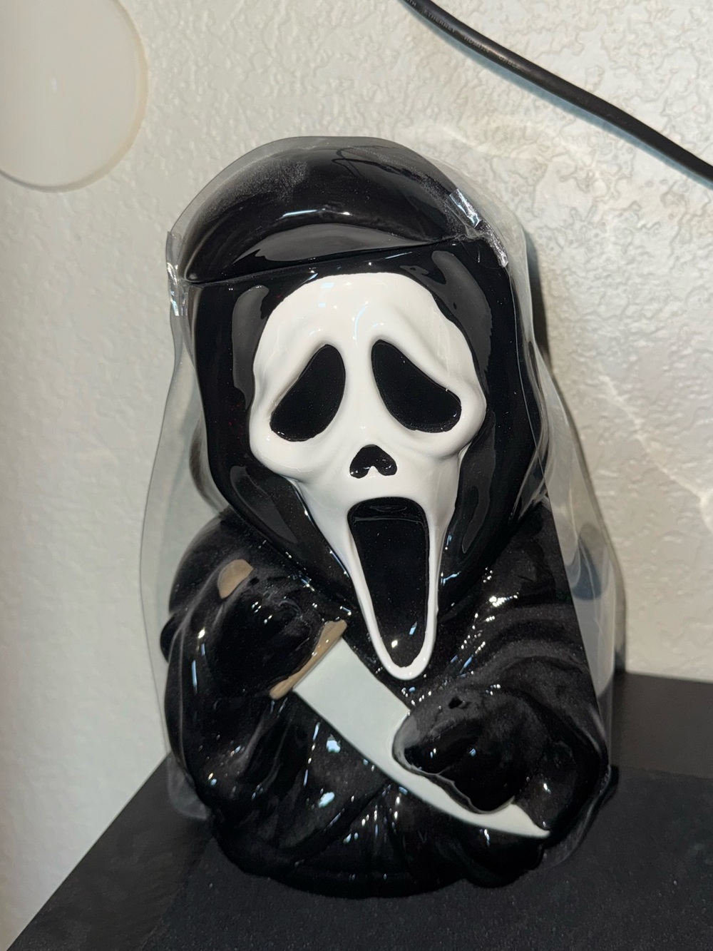 Ghost Face Scream Cookie Jar